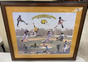 Southern Mississippi Baseball Print