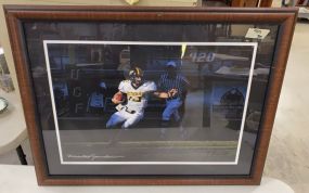 Signed Southern Mississippi Eagle Football Print