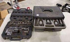 Socket Set and Small Tool Box with Tools