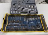 Bag of Drill Bits and Socket Set