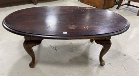 Cherry Queen Anne Coffee Table