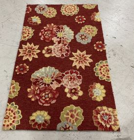 Pamela Collection 3' x 5' Rust Color Rug