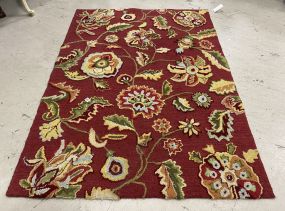 Nila Collection 5' x 7' Rust Color Rug