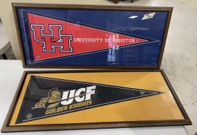 Houston and UCF Pennants