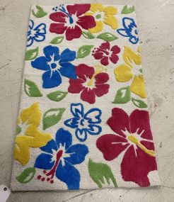Chica Collection Floral Blue/Multi 2'7 x 3'8 Rug