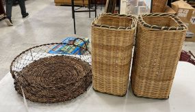 Three Woven Baskets