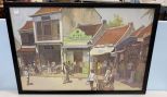 TJong Kim NJan Street Scene Print