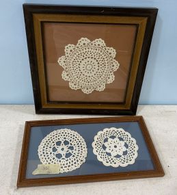 Two Framed Crochets