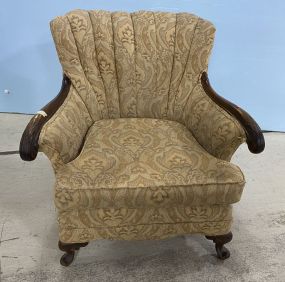 Vintage Queen Anne Style Arm Chair