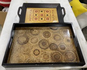 Two Modern Serving Tray