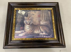 Framed Tiger Print