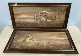 Two Wildlife Artwork by Manning