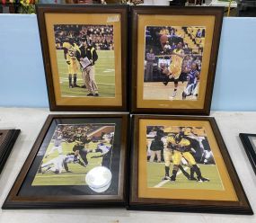 Four Southern Miss Football and Basketball Framed Photographs