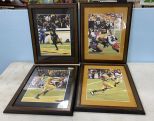 Four Southern Miss Football Framed Football Photographs