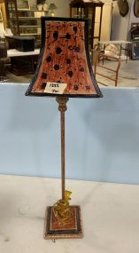 Metal Distressed Pole Lamp