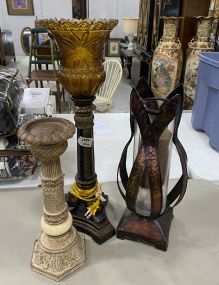 Three Decorative Candle Holders