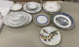 Grouping of Porcelain Plates