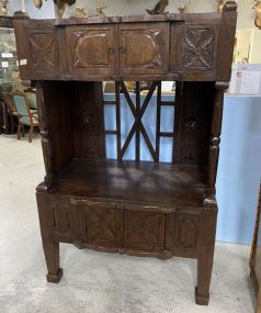 Large Indo. Antique Reproduction Unique Cabinet