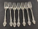 7 Reed & Barton Sterling Salad Forks