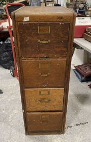 Library Bureau Solemakers Oak File Cabinet