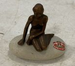 Kobenhavn Brass Lady Figurine