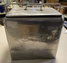 Vintage Coca Cola Metal Ice Chest