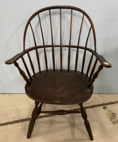 Antique Hand Crafted Primitive Windsor Chair