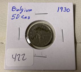 1930 Belgium 50 Ces