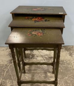 Set of 3 Painting Nesting Tables