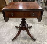 Duncan Phyfe Mahogany Pedestal Table