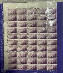 Mothers of America Sheet of Stamps