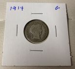 1914 Barber Dime