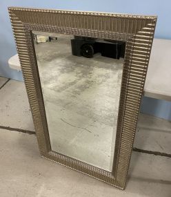 Silver Tone Decorative Wall Mirror