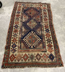 Semi Antique Persian Area Rug 68