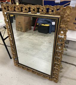 Gold Gilt Carved Wood Framed Mirror