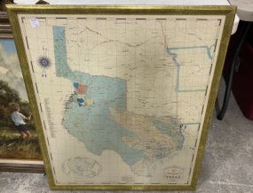 Commemorative Map Republic of Texas