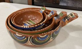 Assorted Sized Mexico Pottery Bowls