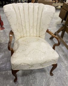Queen Anne Cherry Arm Chair