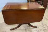 Mahogany Duncan Phyfe Style Drop Leaf Table