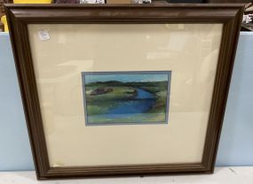 Signed Landscape Watercolor