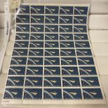 Sheet of Project Mercury Stamps