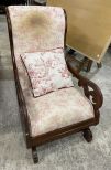 Late 20th Century Victorian Style Platform Rocker