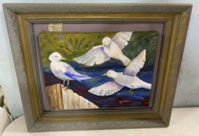 Linda Kirby Painting of Doves