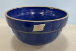 Blue Stoneware Mixing Bowl