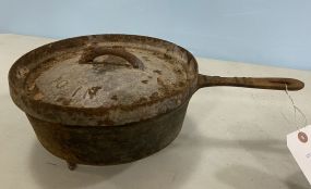 Old Cast Iron 10 Inch Cooking Pot