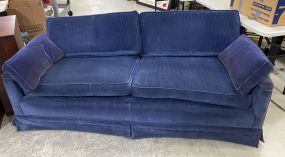 Knob Creek Blue Two Cushion Sofa