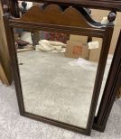 Small Mahogany Wall Mirror