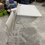 ASC Painted White School Desk