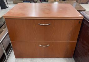 Cherry Two Drawer File Cabinet