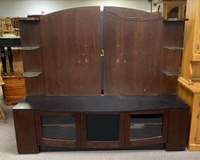 Large Pressed Wood TV Stand